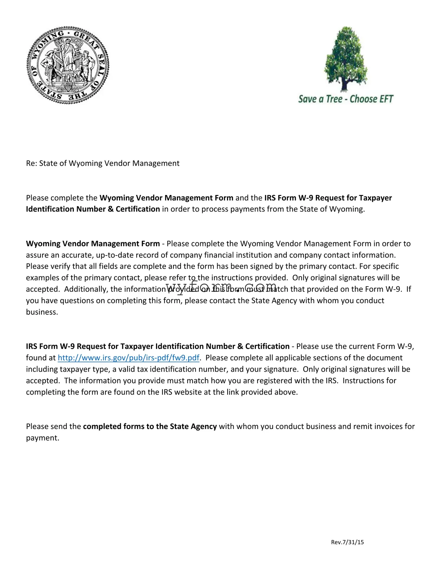 Fill Your Wyoming Management Form